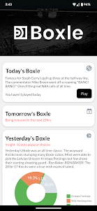 Boxle - The NBA boxscores Game