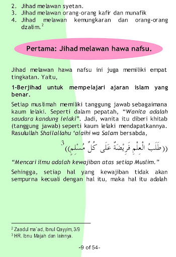 Jihad Seorang Wanita Islam Screen 3