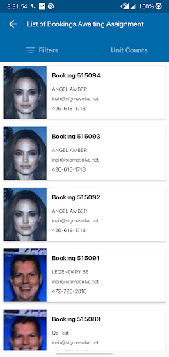 Rent A Ride - Mobile Manager Screen 3