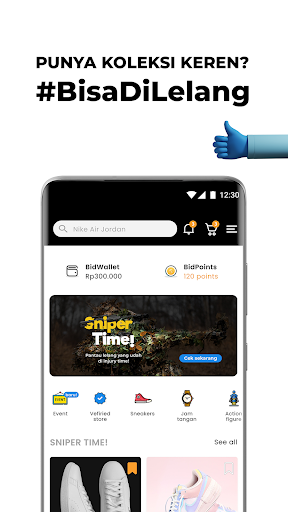 Android application Ngebid - Lelang Disini! screenshort