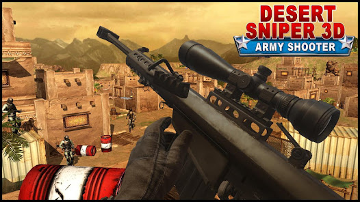 Desert War Sniper Shooter 3D  screenshots 1