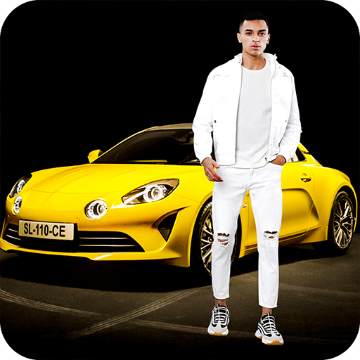 Car photo editor logo