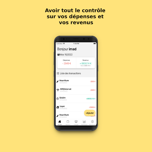 Mes dépenses - gestion budget Screen 2