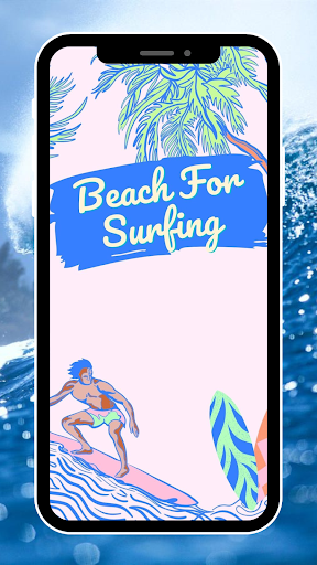 Beach For Surfing On The World Screen 2