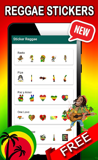 Wastickerapps Reggae - Reggae Stickers - v1.4