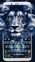 screenshot of Majestic Lion Keyboard Theme