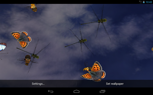 Flying Bugs Live Wallpaper