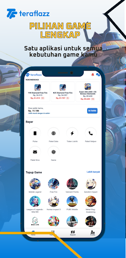 Android application TeraFlazz - Topup Game Murah screenshort