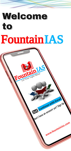 Android application Fountain IAS Learning App screenshort
