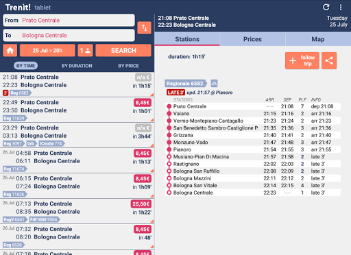 Trenit! - find Trains in Italy  Screenshots 7