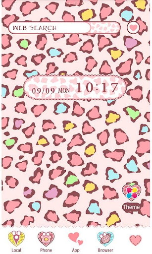 Android application Cute Wallpaper Leopard Candy screenshort