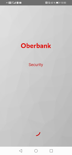 Android application Oberbank Security App screenshort