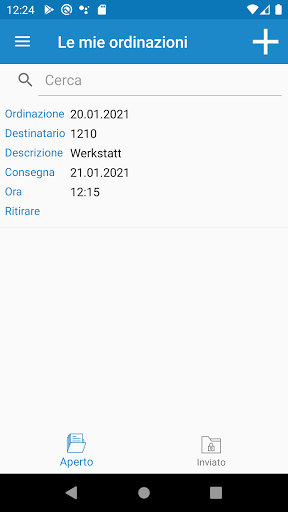 Anteprima dell'app