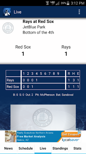 Tampa Bay Baseball Screen 3