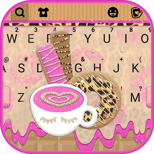 Coffee and Donuts Keyboard Bac logo