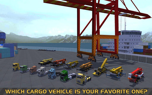 Télécharger Gratuit Truck & Crane SIM: Navire cargo APK MOD (Astuce) 1