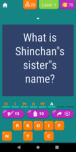 Shinchan Quiz Game