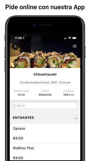 Android application Chirashi Group screenshort