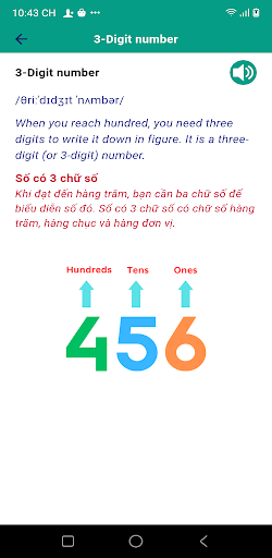 Maths Dictionary Screen 2
