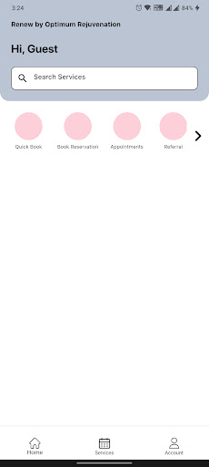 Android application RENEW Aesthetics and Wellness screenshort