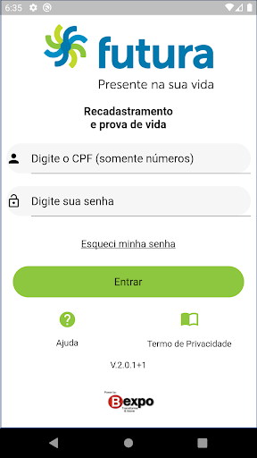 Futura – Prova de Vida e Recad Screen 2