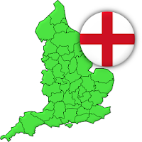 Графства Англии - Тест и карта