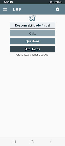 Android application Lei de Responsabilidade Fiscal screenshort