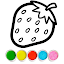 Fruits and Vegetables Coloring Game for Kids