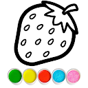 ダウンロード Fruits and Vegetables Coloring Game for K をインストールする 最新 APK ダウンローダ