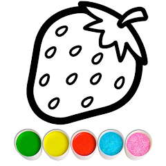Fruits and Vegetables Coloring MOD