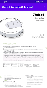 iRobot Roomba i8 Vacuum Manual