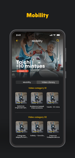 AgeWiser: AI Senior Care App Screen 2