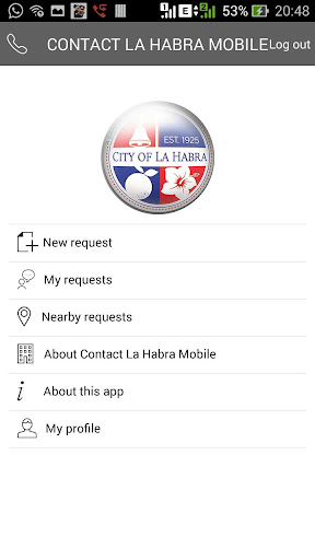 Contact La Habra Mobile Screen 3