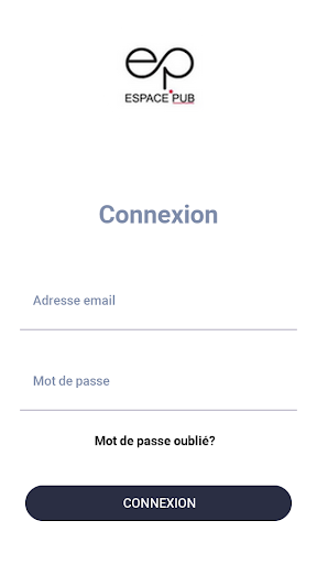Android application Espace Pub - Gestion RH PAIE screenshort