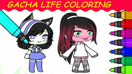 Gacha Life Coloring book