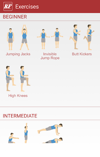 Rapid Fitness - Cardio Workout Screen 2