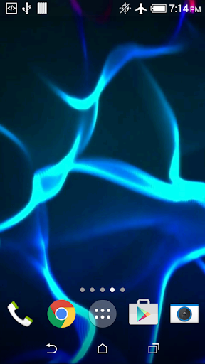Blue Flames Live Wallpaper Screen 2