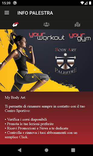 Android application My Body Art screenshort