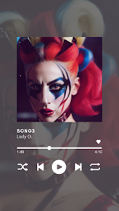 Lady Gaga Music Player