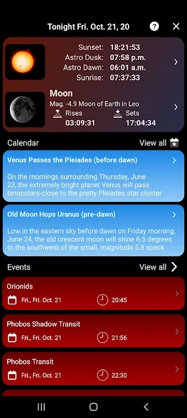 SkySafari 7 Pro UI shots 2