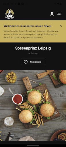 Android application Sossenprinz Leipzig screenshort