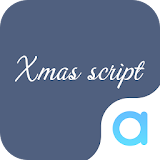 Xmas Script-fonts for free icon