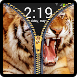 Zipper Lock Screen Tiger 2 icon