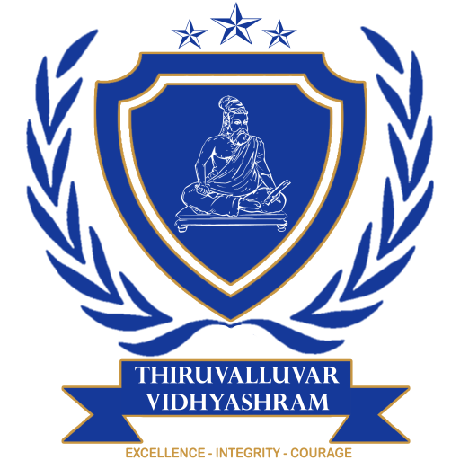 Thiruvalluvar Vidhyashram logo