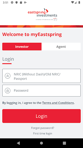 Android application myEastspring screenshort