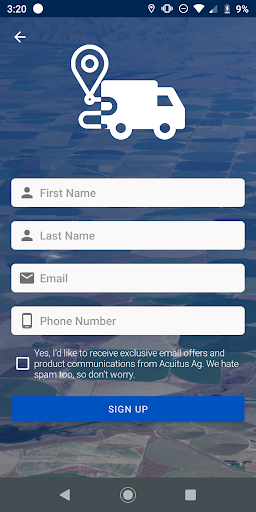 LoadTrackr Screen 2