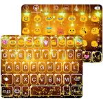 Cover Image of ダウンロード Golden Star Emoji Keyboard 1.6.6 APK