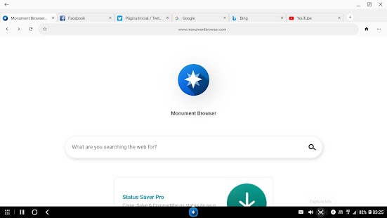 Monument Browser: Ad Blocker, Privacy Focused Screenshot