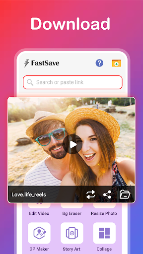Android application Video Downloader for Instagram screenshort