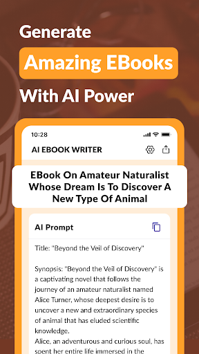 AI Ebook Writer - Write a Book Screen 3